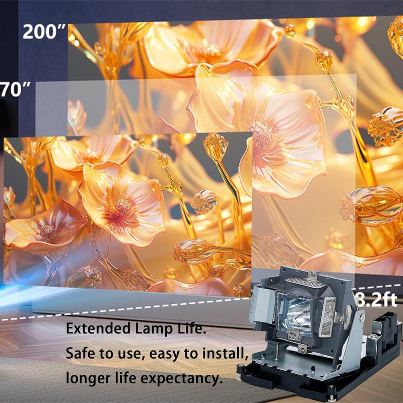 Qexudu مصباح بروجكتور BL-FU310B مع هيكل لمصباح بروجكتور OPTOMA EH500 X600 DH1017 - Image 3